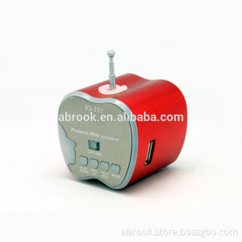tf micro sd music player fm radio usb mini speaker music box